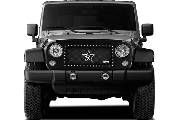 Rolling Big Power Rbp Ndx Black Mesh Grille - Wrangler 07-17