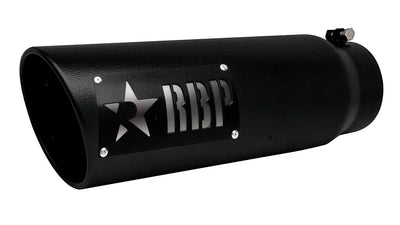 Rolling Big Power Black Exhaust Tip 5"-6"***CLEARANCE Pricing-Non-Returnable***