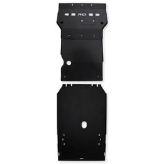 RCI Offroad Hybrid Transmission/Transfer-Case Skid Plate | 22-25 TUNDRA/23-25 Sequoia - 10 Gauge Steel / Black Powder Coated