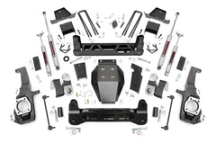 Rough Country 7" Lift Kit - 20-26 Silverado/Sierra HD Without Overloads (EXCLUDING AT4X/ZR2)