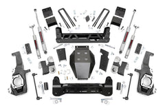 Rough Country 5" Lift Kit with Premium N3 Shocks - 20-26 Silverado/Sierra HD Without Overloads (EXCLUDING AT4X/ZR2)