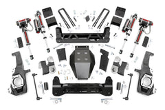 Rough Country 5" Lift Kit with Vertex Shocks - 20-26 Silverado/Sierra HD Without Overloads (EXCLUDING AT4X/ZR2)