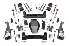 Rough Country 5" Lift Kit with V2 Monotube Shocks - 20-26 Silverado/Sierra HD Without Overloads (EXCLUDING AT4X/ZR2)