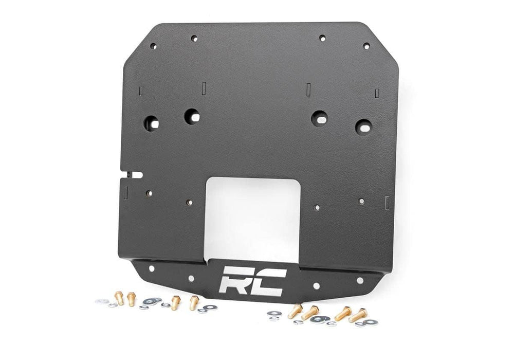 Rough Country Tire Carrier Relocation Plate | No Prox | Jeep Wrangler JL (18-24)/Wrangler Unlimited (18-24)