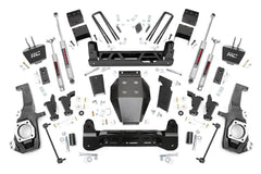 Rough Country 5 Inch Torsion Drop Lift Kit | 2020-2026 Silverado/Sierra 2500HD/3500HD