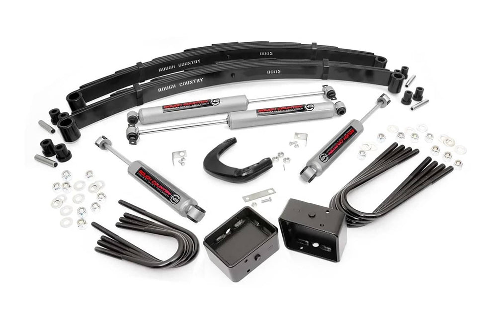 Rough Country 4 Inch Lift Kit | RR Blocks | Chevy/GMC C10/K10 C15/K15 Truck/Jimmy (73-76)
