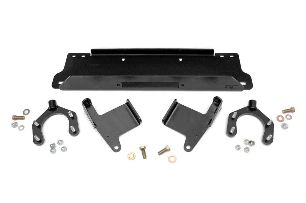 Rough Country Winch Mounting Plate | Factory Bmpr | Jeep Wrangler JK/Wrangler Unlimited (07-18)