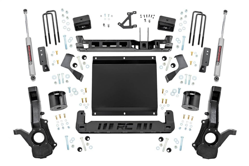 Rough Country 4" Lift Kit with N2 Rear Shocks - 23-26 Colorado/Canyon (EXCLUDING AT4X/ZR2)
