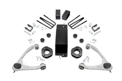 Rough Country 3.5" Lift Kit - 14-16 Sierra 1500 Denali - Mag Ride - Aluminum/Cast Steel