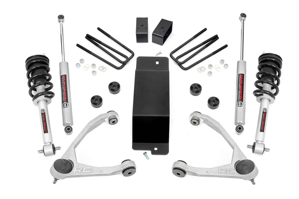 Rough Country 3.5" Lift Kit - 14-16 Silverado / Sierra 1500 with Forged Uca