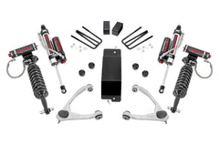 Rough Country 3.5" Lift Kit - 07-16 Silverado / Sierra 1500 with Vertex Coilovers - Forged Uca