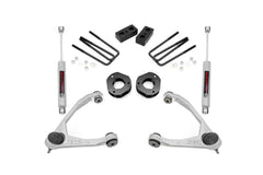 Rough Country 3.5" Lift Kit - 07-16 Silverado / Sierra 1500 with Forged Uca - Cast Steel