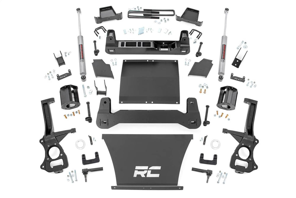 Rough Country 6" Lift Kit — 2019-2024 Chevrolet Silverado 1500, 4.3/5.3/6.2L (Excluding Trail Boss/ZR2 and High Country with Adaptive Ride Control)