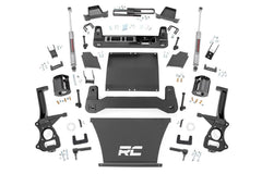 Rough Country 6" Lift Kit — 2019-2024 Chevrolet Silverado 1500, 4.3/5.3/6.2L (Excluding Trail Boss/ZR2 and High Country with Adaptive Ride Control)