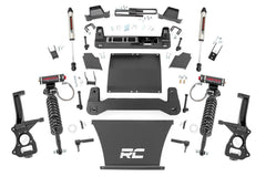 Rough Country 6" Lift Kit with Vertex Coilovers and V2 Shocks — 2019-2024 Chevrolet Silverado 1500, 4.3/5.3/6.2L (Excluding Trail Boss/ZR2 and High Country with Adaptive Ride Control)