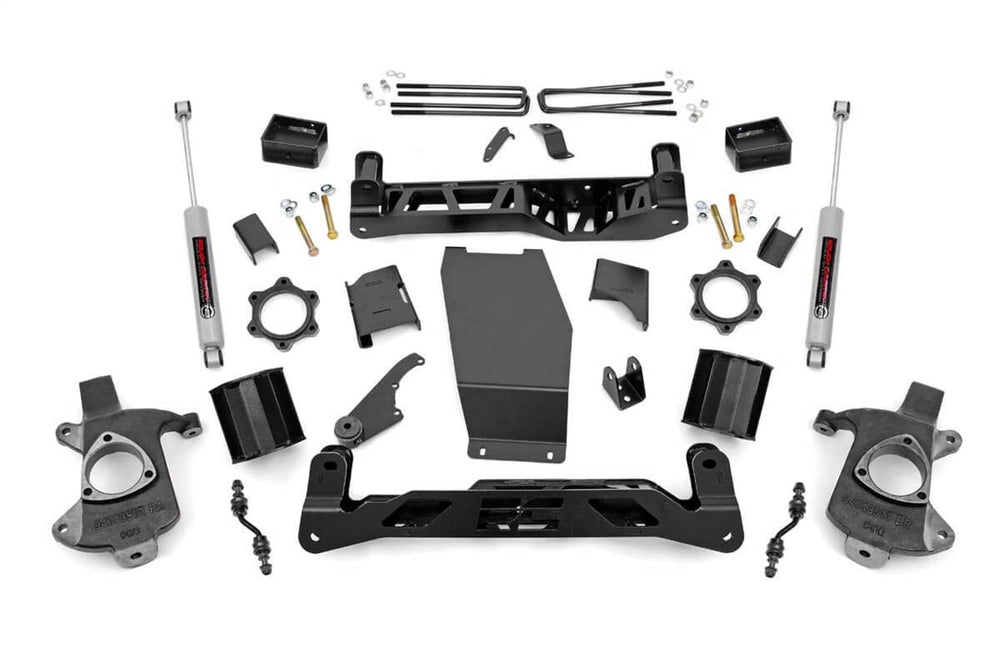 Rough Country 5" Lift Kit - 14-18 Silverado / Sierra 1500 - Aluminum/Stamp Steel - V2