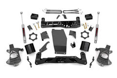 Rough Country 5" Lift Kit - 14-18 Silverado / Sierra 1500 - Aluminum/Stamp Steel - V2