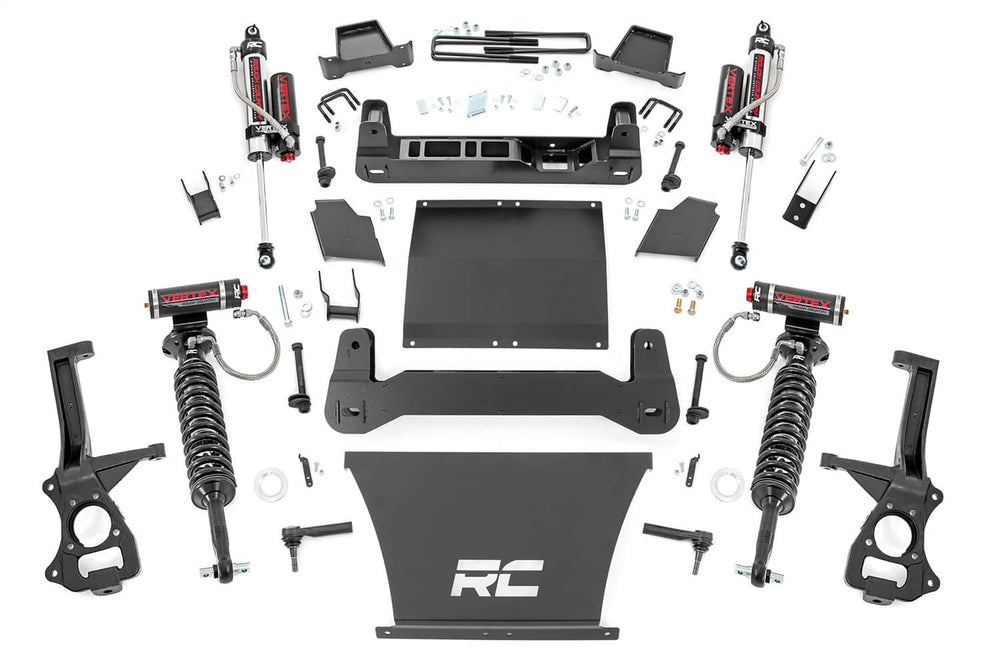 Rough Country 6" Lift Kit with Vertex Coilovers and Shocks - 19-24 Sierra 1500 4.3/5.3/6.2L with Multi-Leaf Spings (EXCLUDING AT4/AT4X/DENALI)