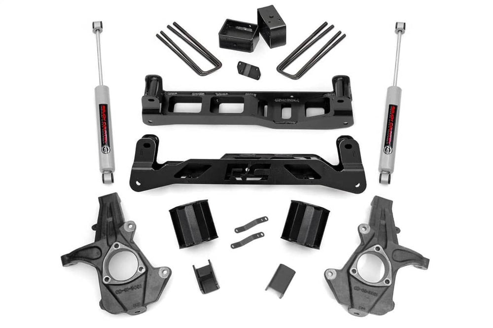 Rough Country 5" Lift Kit - 14-17 Silverado / Sierra 1500 - Cast Steel