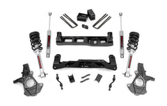 Rough Country 5" Lift Kit with 14-18 Silverado / Sierra 1500 Alum/Stamped Steel - N3 Struts