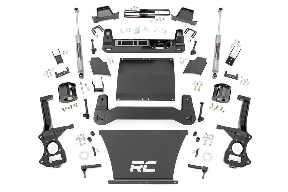 Rough Country 4" Lift Kit - 19-24 Silverado 1500 Trail Boss 4.3/5.3/6.2L