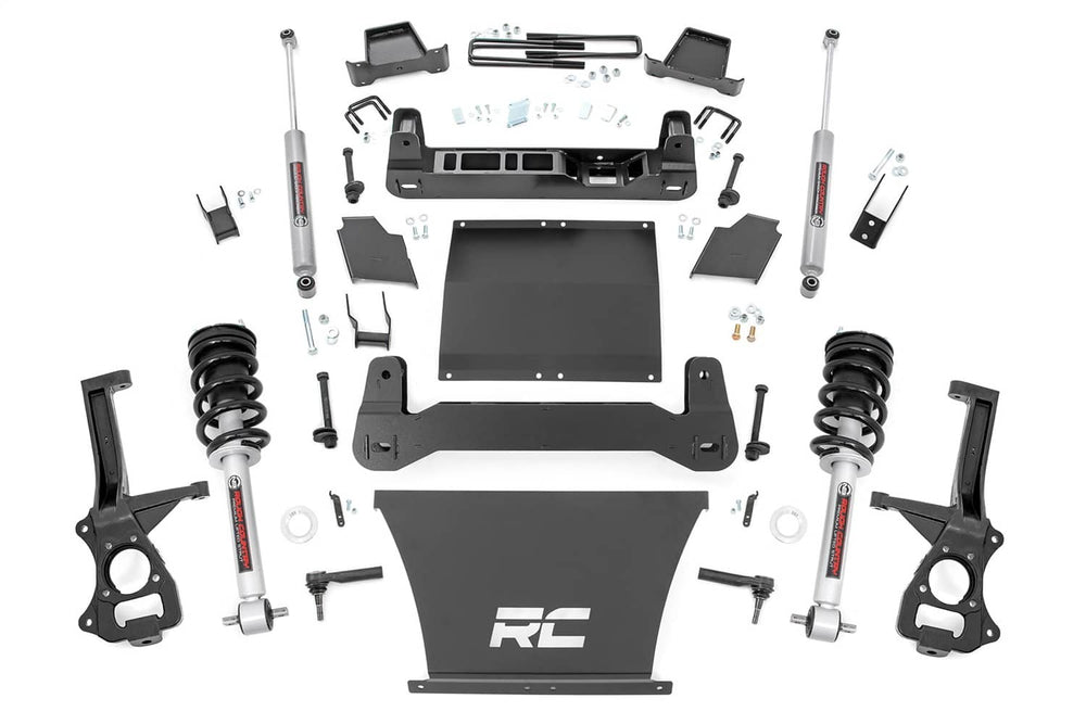 Rough Country 4" Lift Kit with N3 Struts and Shocks - 19-24 Silverado Trail Boss/ Sierra 1500 AT4 4.3/5.3/6.2L