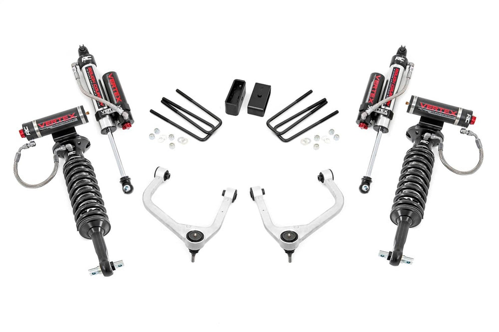 Rough Country 3.5" Lift Kit - 19-23 Silverado 1500 2WD / 4WD with Vertex Coilovers