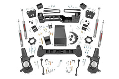 Rough Country 6" Lift Kit - 01-10 Silverado/Sierra 2500HD
