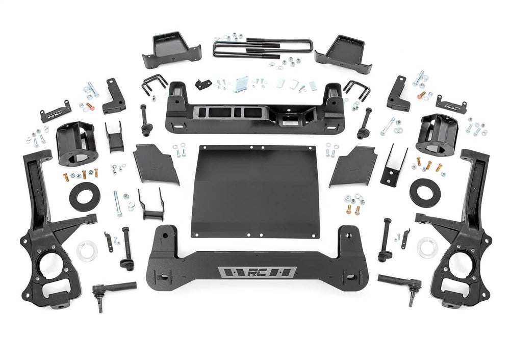 Rough Country 6" Lift Kit - 19-24 Sierra 1500 Denali/ 21-24 Silverado 1500 High Country 2.7/3.0L with Adaptive Ride Control