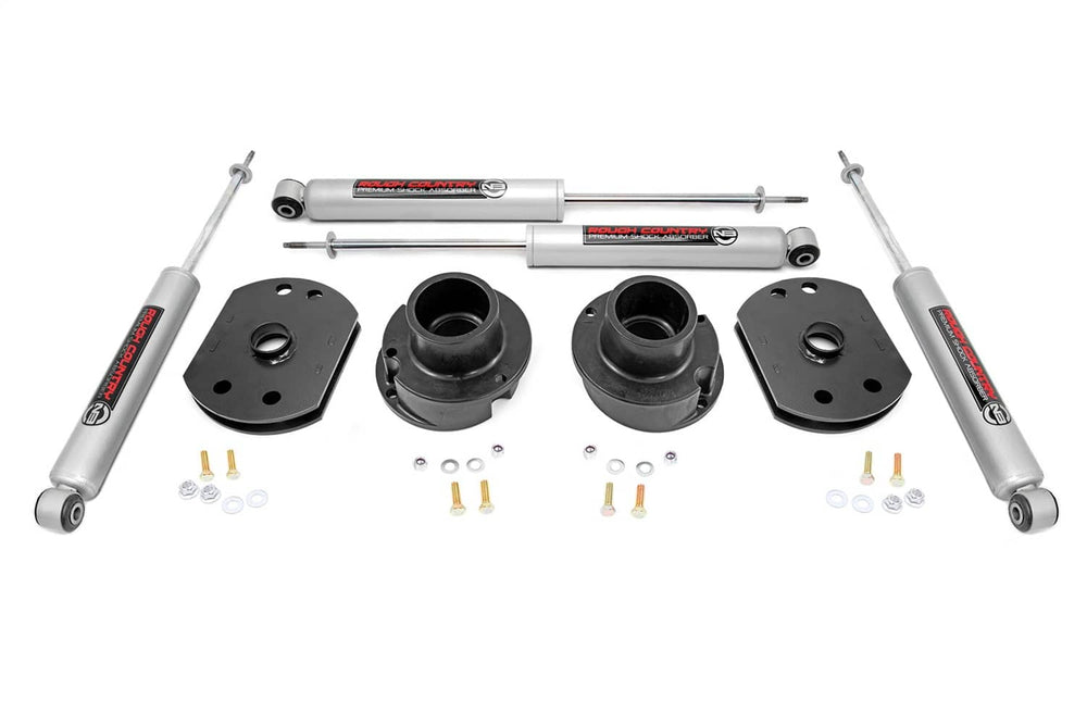 Rough Country 2.5" Lift Kit with N3 Shocks | 14-24 Ram 2500 4WD Without Air Ride