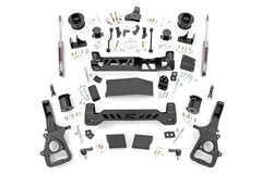 Rough Country 5" Lift Kit - 19-24 Ram 1500 4WD with Air Ride