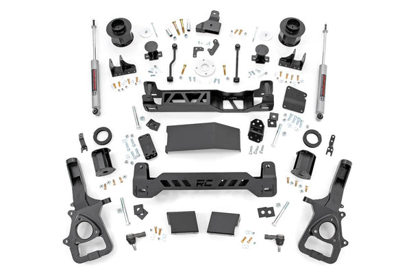Rough Country 6" Lift Kit with Strut Spacers and N3 Shocks - 19-24 Ram 1500 4WD with 22"FACTORY Wheels
