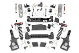ROUGH COUNTRY 6" LIFT KIT WITH VERTEX COILOVERS AND V2 SHOCKS ; 19-24 RAM 1500 4WD WITH 22" FACTORY WHEELS