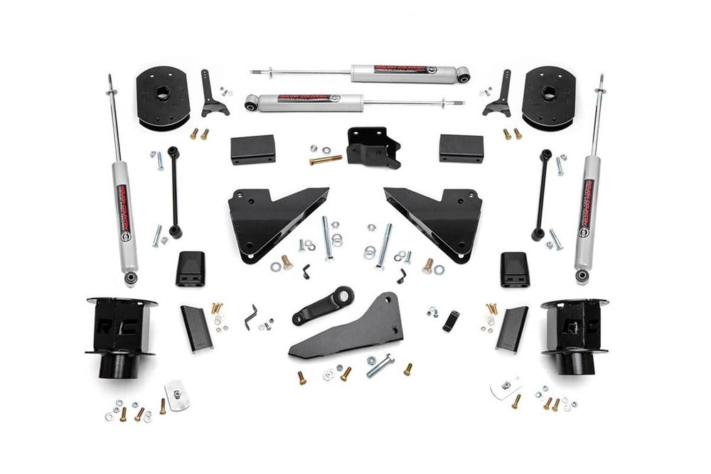 Rough Country 5" Lift Kit - 14-18 Ram 2500 4WD - FR Spacer - Radius Arm Drop