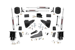 Rough Country 5" Lift Kit - 14-18 Ram 2500 4WD - FR Spacer - Radius Arm Drop