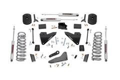 Rough Country 5" Lift Kit - 14-18 Ram 2500 - FR Gas Coil - Radius Arm Drop