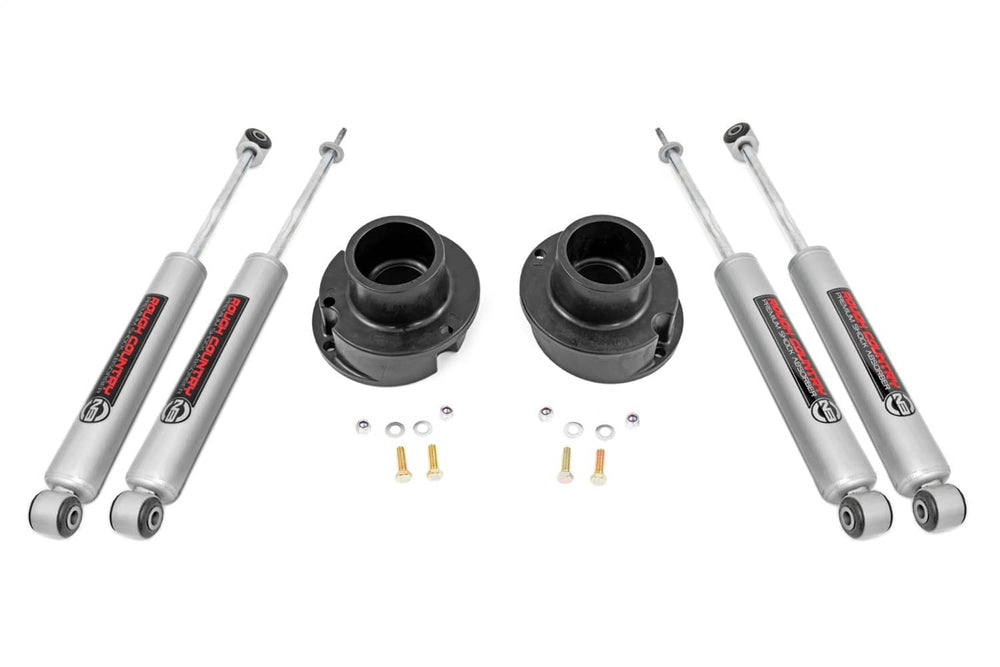 Rough Country 2.5" Leveling Kit with N3 Shocks | 14-25 Ram 2500/ 13-25 Ram 3500 4WD