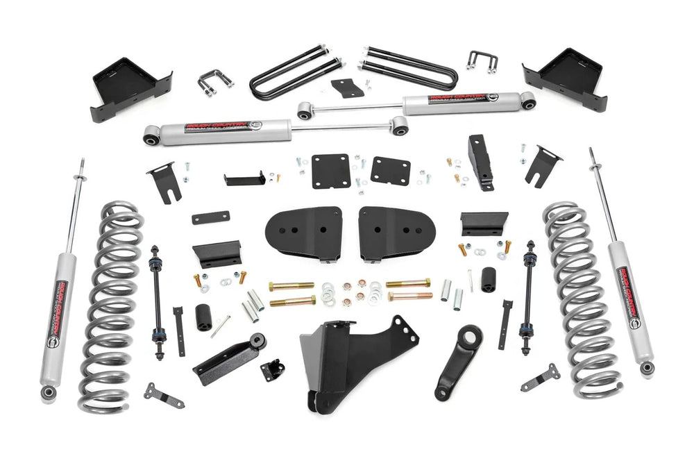Rough Country 4.5" Lift Kit with N3 Shocks | 23-25 Super Duty 4WD Diesel