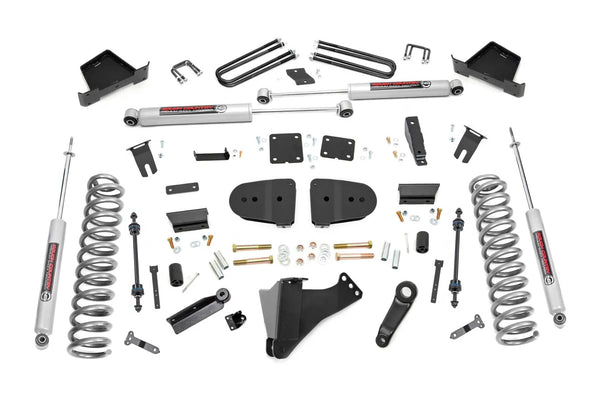 Rough Country 4.5" Lift Kit with N3 Shocks | 23-25 Super Duty 4WD Diesel