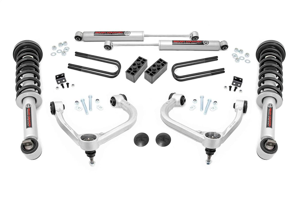 Rough Country 3" Lift Kit - 21-25 F-150 4WD (EXC FX4)