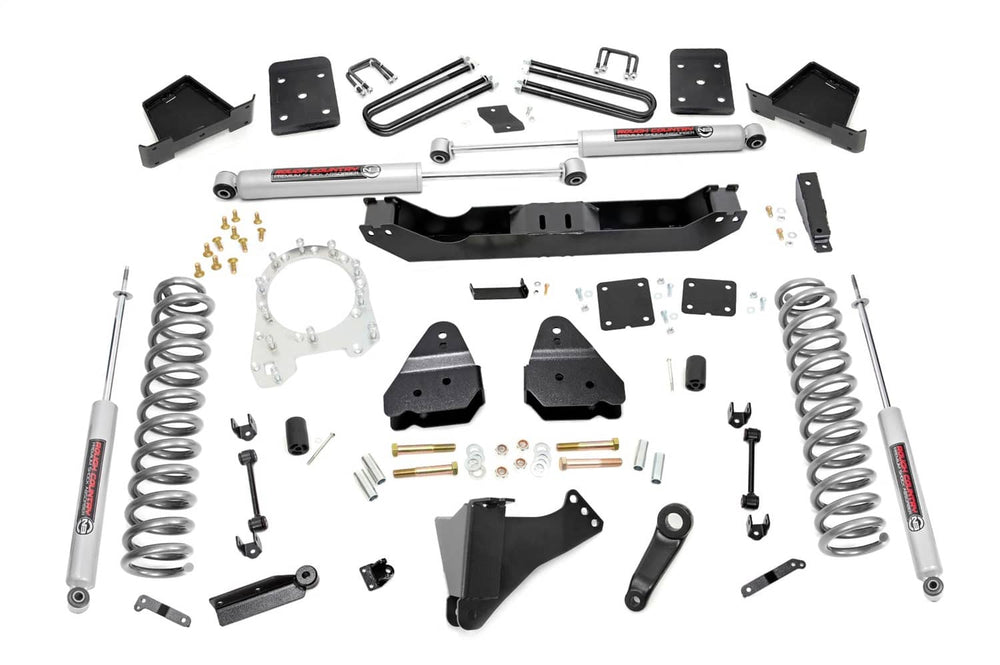 Rough Country 6" Lift Kit - 17-22 Super Duty 4WD Diesel Overloads
