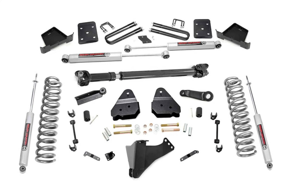 Rough Country 4.5" Lift Kit - 17-22 Super Duty 4WD - FR D/S