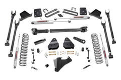 Rough Country 6" Lift Kit - 17-22 Super Duty Diesel 4-LINK - Overloads - D/S