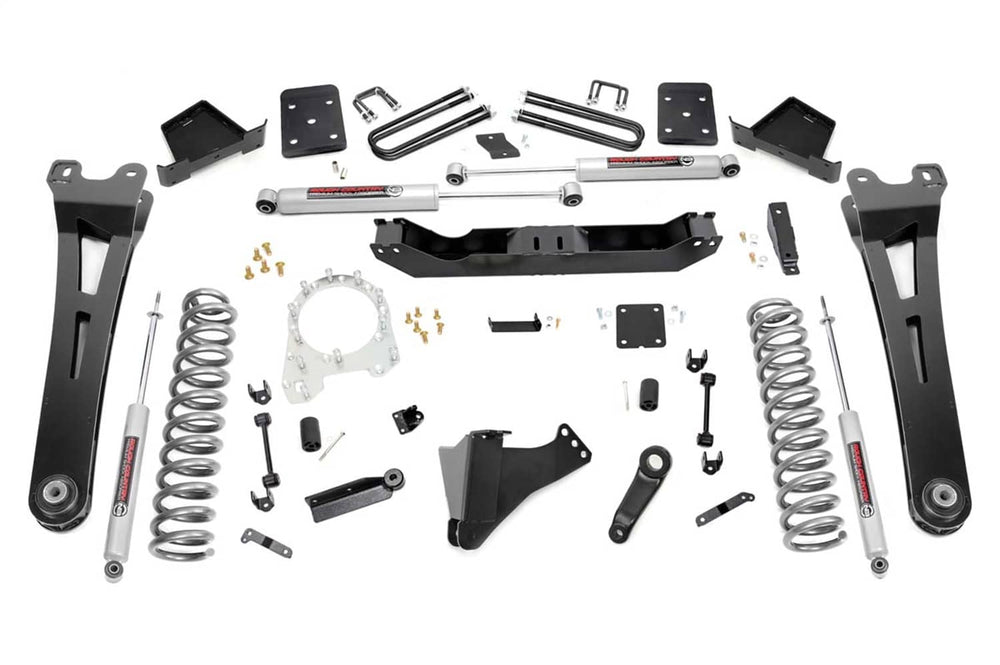 Rough Country 6" Lift Kit - 17-22 Super Duty 4WD with Overloads - Radius Arm