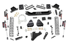 Rough Country 6" Lift Kit - 17-22 Super Duty 4WD - Overloads with Vertex Coilovers