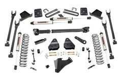 Rough Country 6" Lift Kit - 17-22 Super Duty - NO Overloads - 4 Link - D/S - V2