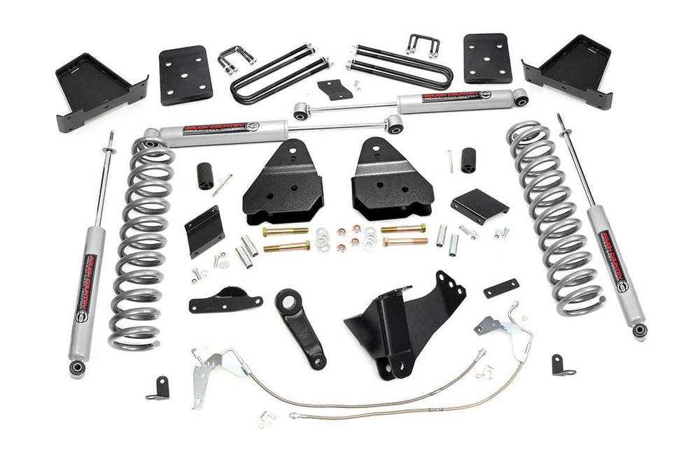 Rough Country 6" Lift Kit - 11-14 Super Duty Without Overloads