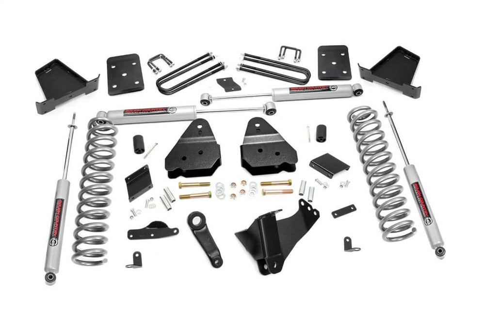 Rough Country 4.5" Lift Kit - 15-16 Super Duty 4WD - NO Overloads