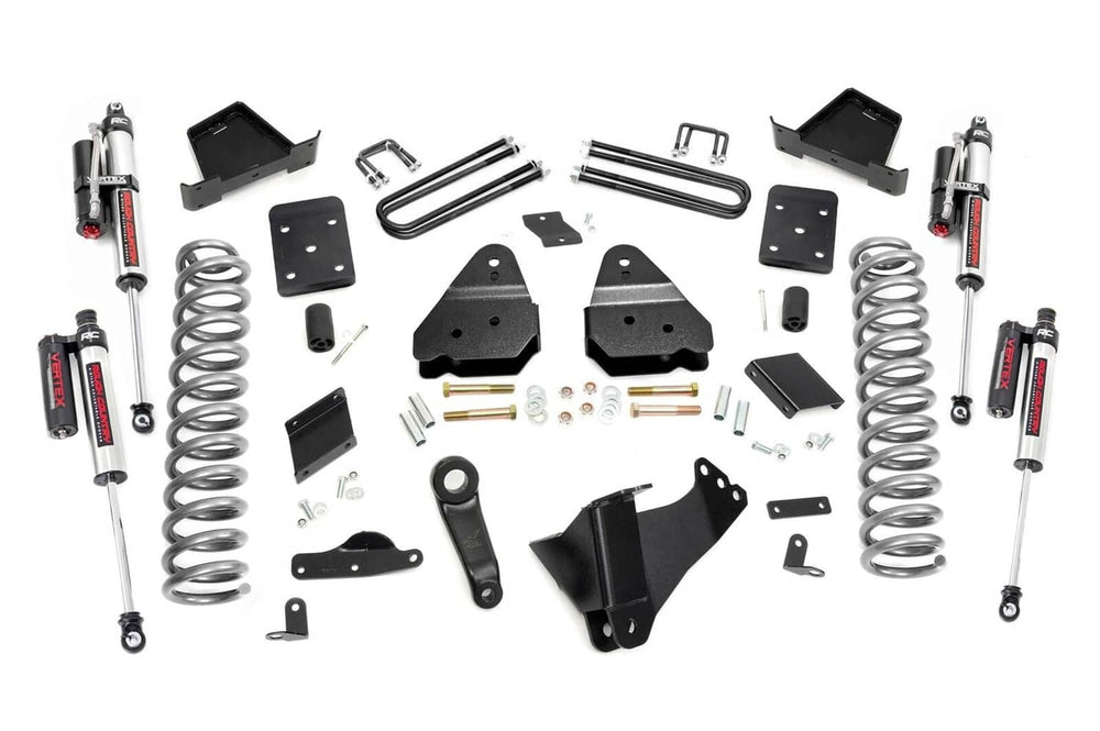Rough Country 4.5" Lift Kit - 15-16 Super Duty 4WD with Vertex Coilovers - NO Overloads