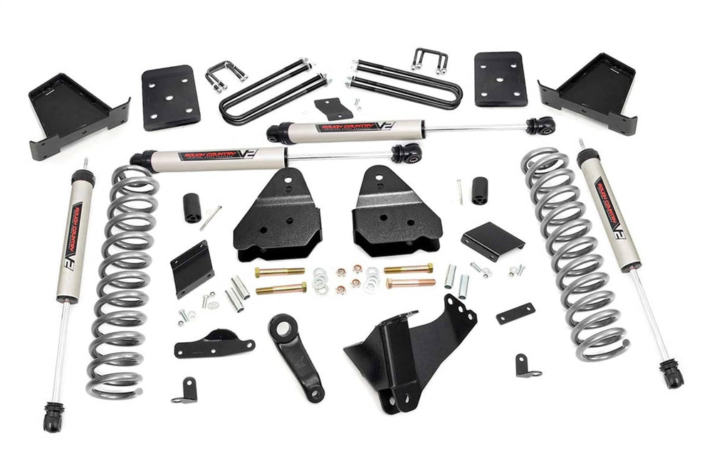 Rough Country 4.5" Lift Kit - 15-16 Super Duty 4WD - NO Overloads - V2